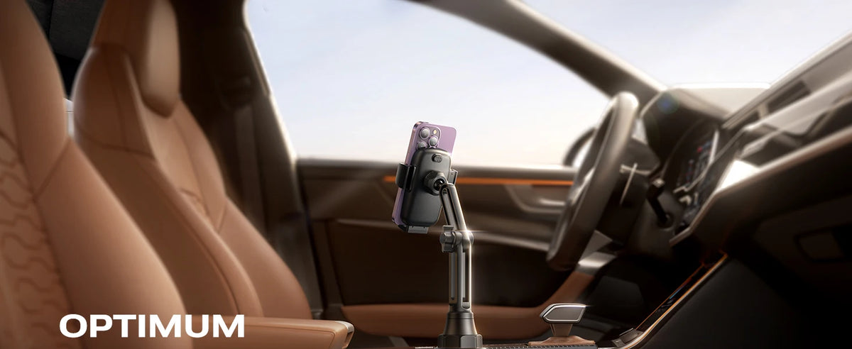 Upgraded Cup Phone Holder – 360° Adjustable Fits all 4-7" Phones in Cars golf Carts & Cradles Universal Car Mount.Car Holder