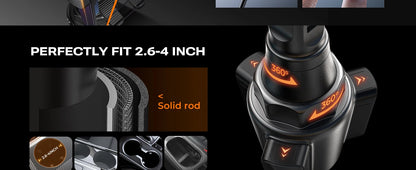 Upgraded Cup Phone Holder – 360° Adjustable Fits all 4-7" Phones in Cars golf Carts & Cradles Universal Car Mount.Car Holder