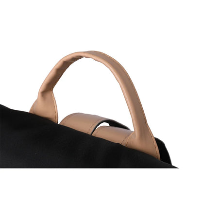 1 Anti-Theft Medium-Sized Classic Backpack With Black Minimalist Adjustable Shoulder Straps, Perfect For Outdoor, Travel, And Ba