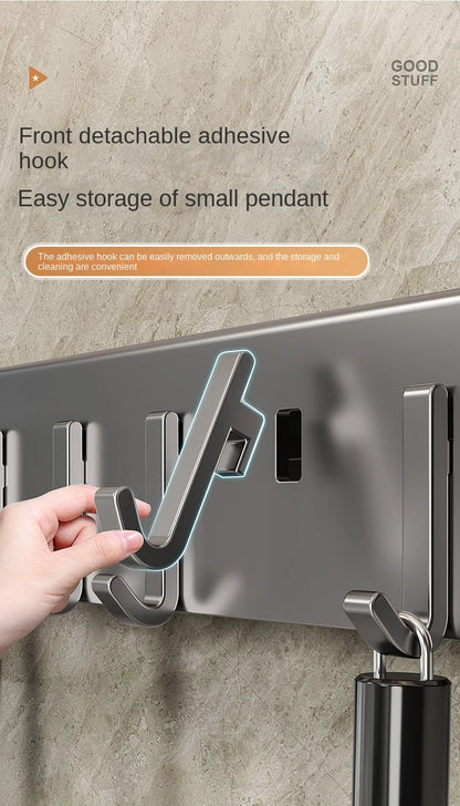 Tool-free Kitchen Shelf, Kitchen Accessories, Multifunctional Wall-mounted Chopstick Holder, Storage for Knives and Tools