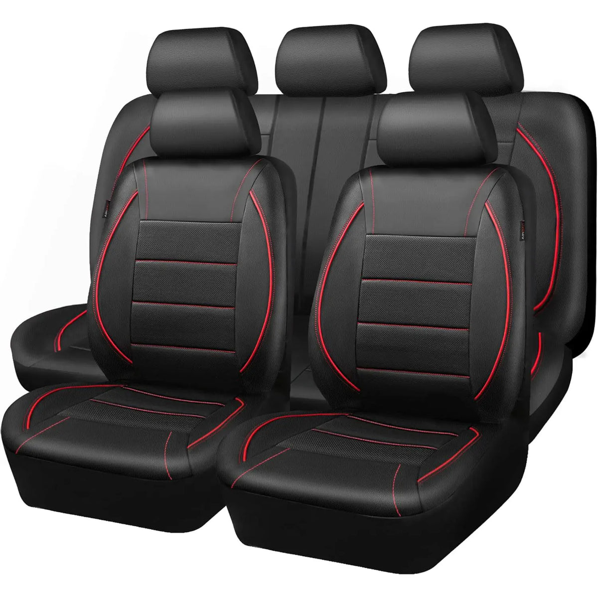 Universal Leather Car Seat Covers Simple Style Breathable  Full Set or Front Pair